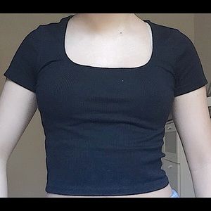 Divided H&M Ribbed Crop Top